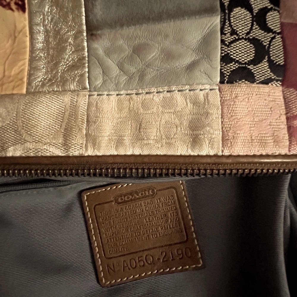 Coach Patchwork Shoulder Bag - Picture 10 of 17